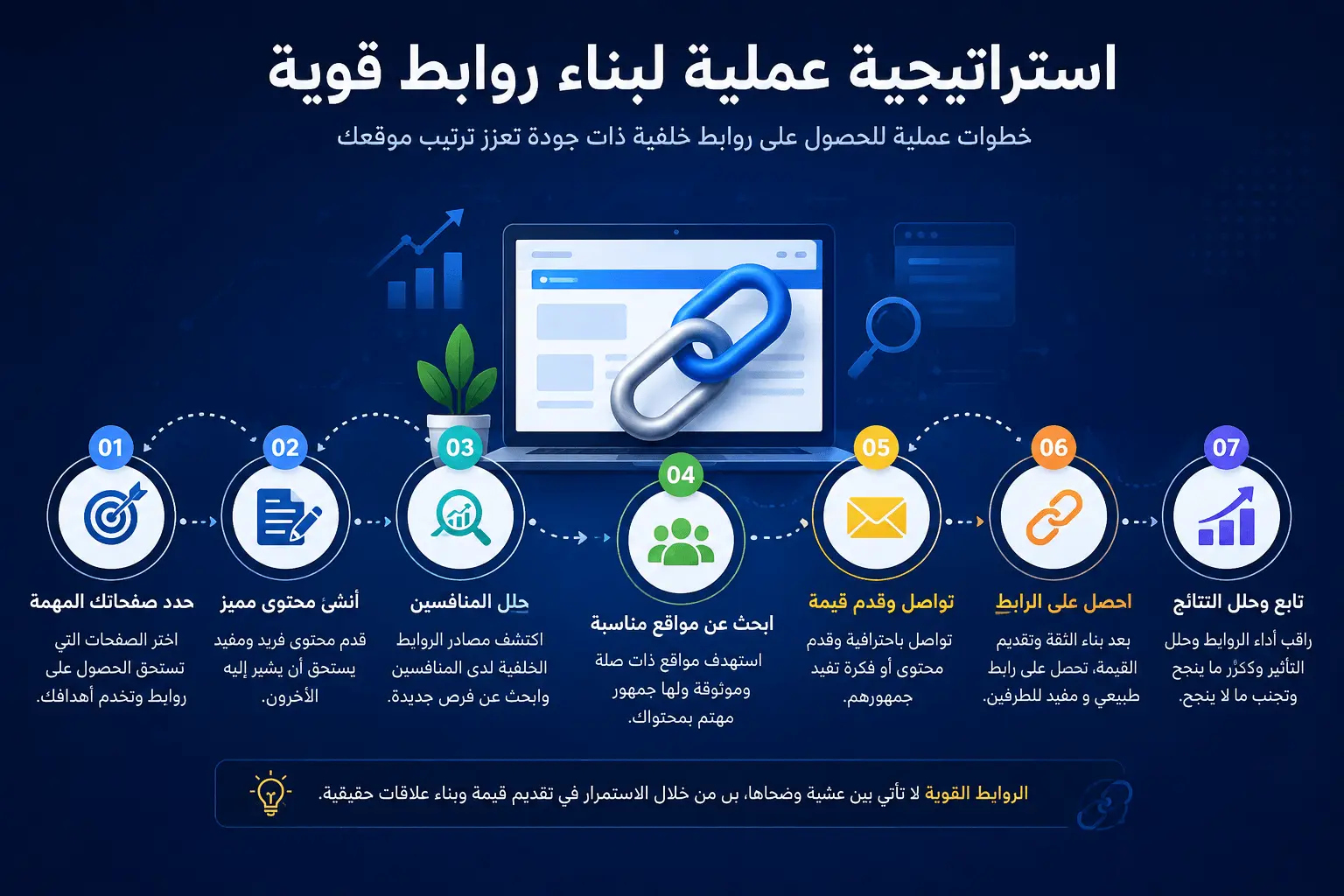 استراتيجية عملية لبناء روابط قوية - بناء الروابط الخلفية بسهولة